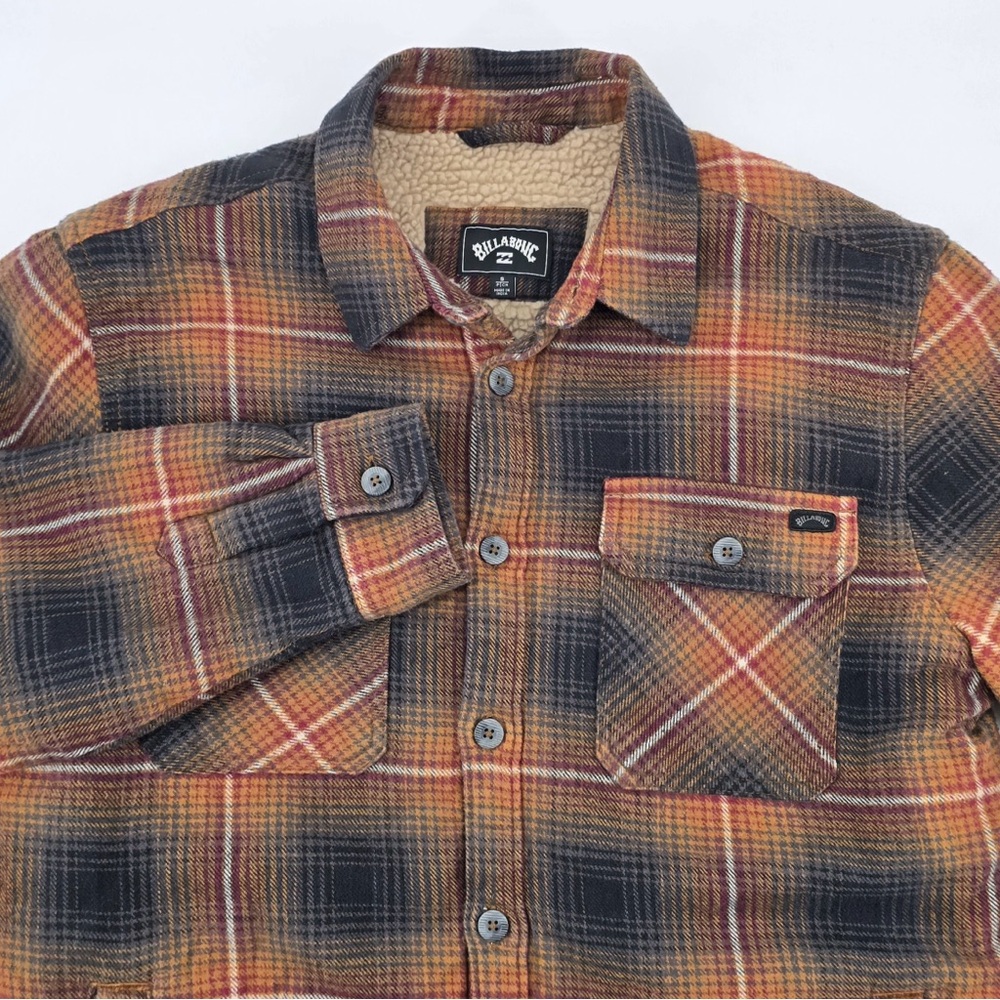 Billabong Men's Plaid Shacket Sz S